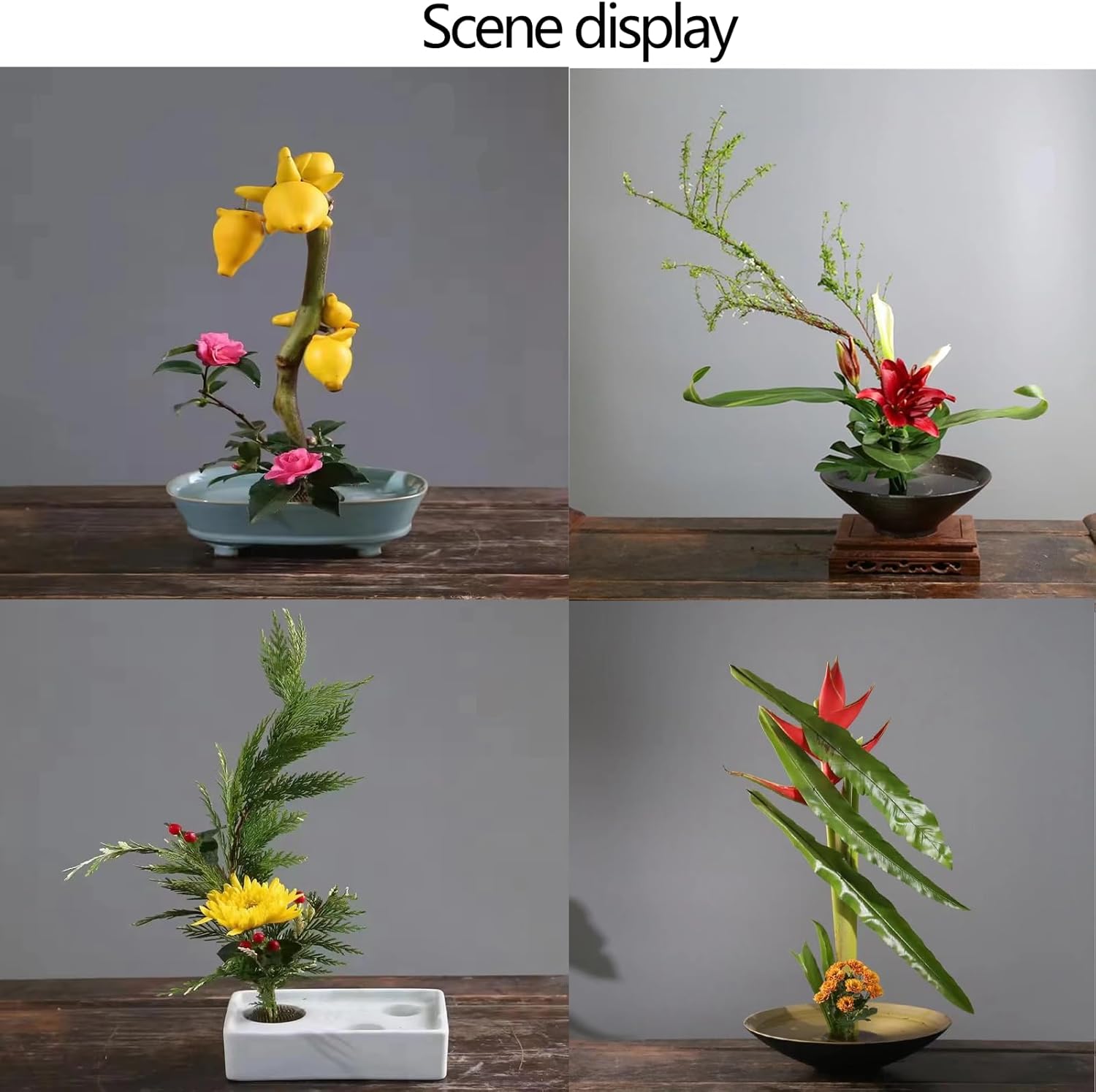 Blumenfrösche, Stahlnadel, Blumenfrösche für Arrangements, Vase, Frosch, wiederverwendbar, Blumen-Arrangement-Werkzeug, Heimwerker, Handwerk