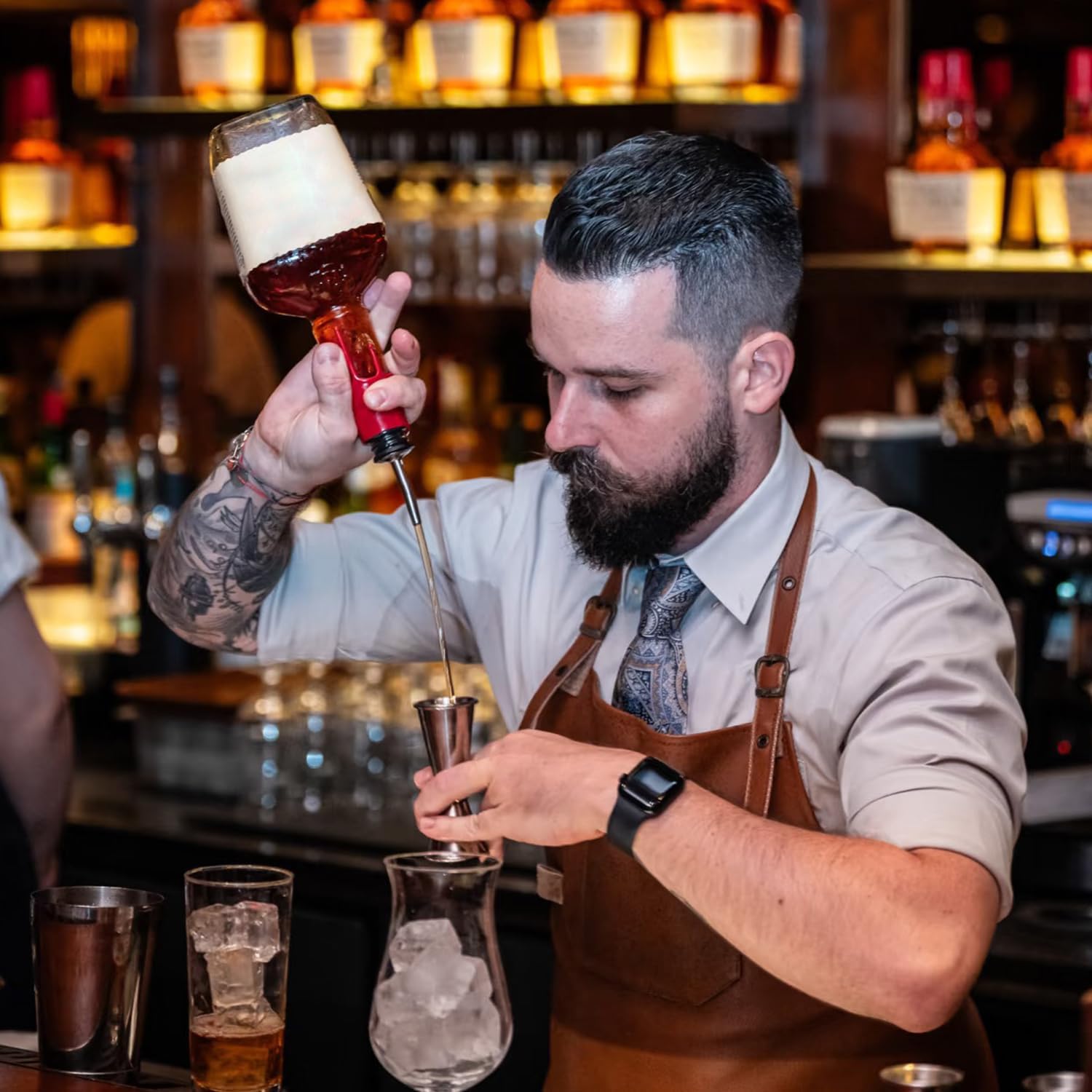 14 Stück Edelstahl Flaschenausgießer, Flaschen Ausgießer, Konische Ausgießer Spirituosen, Dosierer für Flaschen mit Staubkappen, öl ausgießer für Spirituosen, Wein Schnaps,Essig, Likör