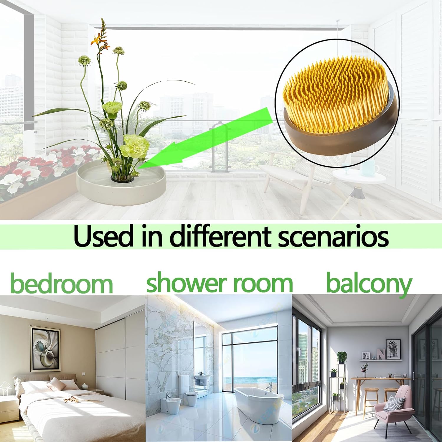 Blumenfrösche, Stahlnadel, Blumenfrösche für Arrangements, Vase, Frosch, wiederverwendbar, Blumen-Arrangement-Werkzeug, Heimwerker, Handwerk